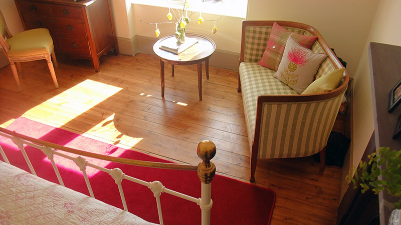 Room 3 - couch and coffee table